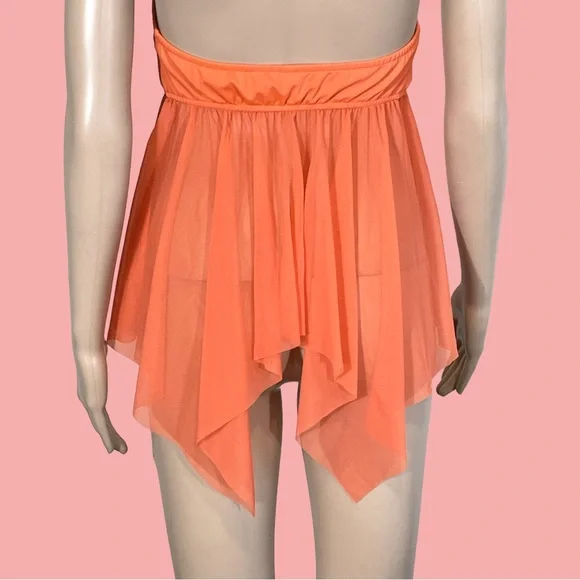 Venus Vintage HalterTop Swimwear Handkerchief Fairycore Coquette Beach Size 8 - Picture 4 of 7